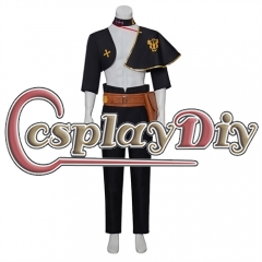 Anime Black Clover Cosplay Costume Men Shawl Pants Belt Necklace Suit Halloween Carnival Outfits