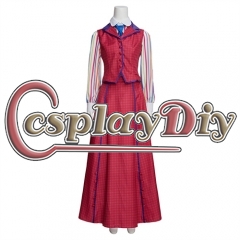 Musical Newsies Katherine Plumber Cosplay Costume Theatre Broadway Women's Uniform Shirt Dress Suits