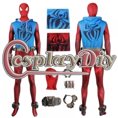 Scarlet Spider Ben Reilly Jumpsuit Spider-Man Across The Spider-Verse Cosplay Costumes