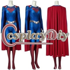 The Flash Supergirl Cosplay Costumes Kara Zor-El Jumpsuits