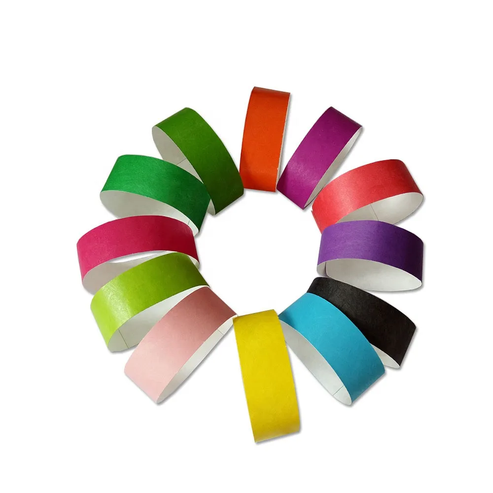 Plain Tyvek Wristbands