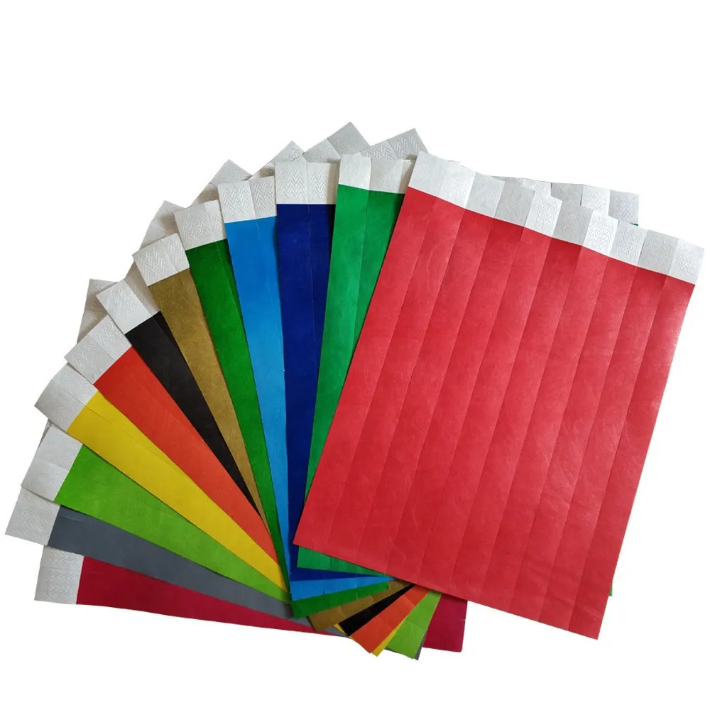 Plain Tyvek Wristbands