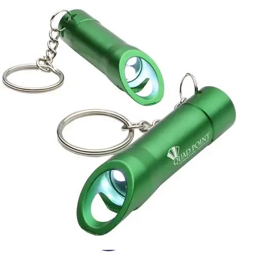 LED Torch Bottle Opener Keychain