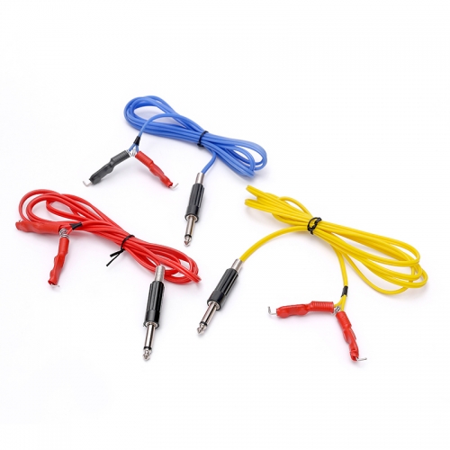 Tattoo Economic Tattoo Clip cord, 100% Soft Silicone for Tattoo Power Supply Tattoo Foot Switch