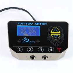 Permanent Makeup Tattoo Supply 1Pcs Digital LCD Display Dual Machines Tattoo Power Supply With Remote Control