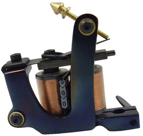 Professional Handmade Tattoo Machine 10 Wrap Coils Iron Cast Frame Custom Tattoo Gun For Liner Shader