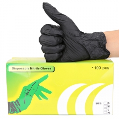 Tattoo Gloves 100PCS NitrileTattoo Gloves Black  Disposable Nitrile Available Accessories