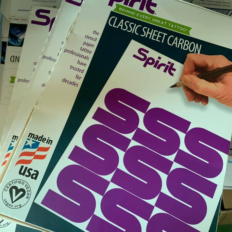 Spirit Classic Sheet Carbon - 200 Sheets