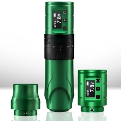 Green with two batteries