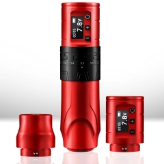 Red with two batteries