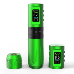 Green with two batteries