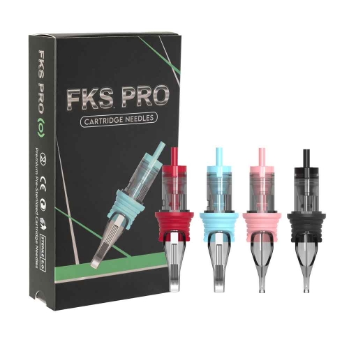 FKS Pro Premium sterilized cartridge needles with membrane 20pcs/box