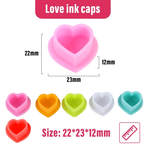100pcs/bag Silicone Soft Tattoo Ink Cup ,very soft no harm for your machine and your needles