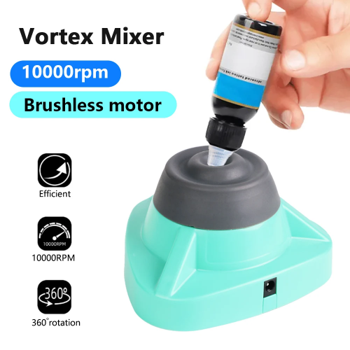 10000RPM Vortex Mixer Rechargeable Touch Switch High Speed Vortex Shaker for Tattoo Ink Pigment Nail Polish
