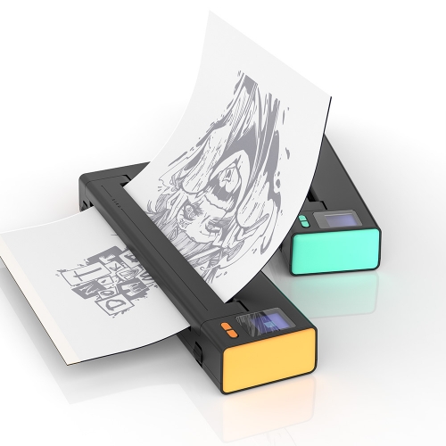 A4 LCD Tattoo Stencil Printer Thermal Wireless Tattoo Transfer Machine Compatible with Smartphone&PC