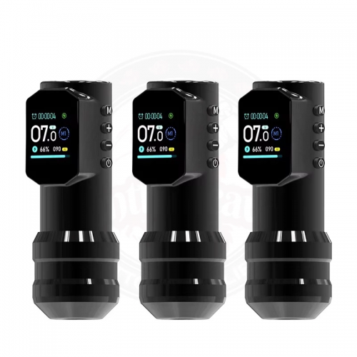 Wireless Tattoo Pen Machine Smart Power Control Screen 1500mAh Cartridge Tattoo Pen Machine