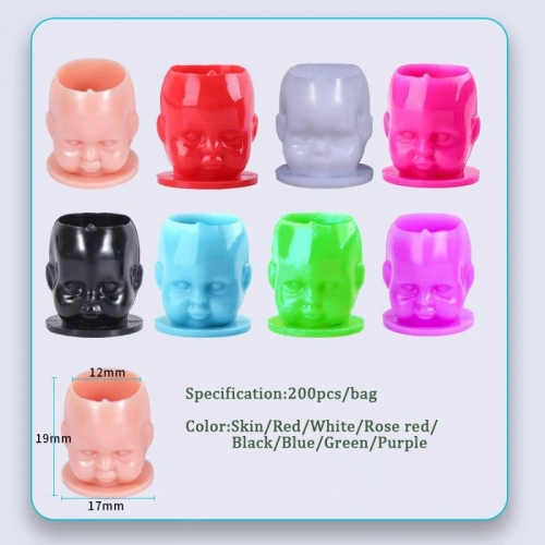 200pcs/bag Baby Style Tattoo Ink Cup Disposable Pigment Cups