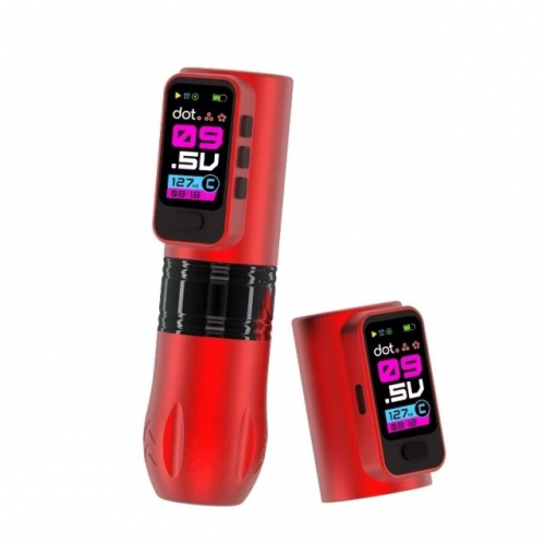 Wireless Tattoo Pen Machine 1800mAh Capacity Led Display Power Supply for Tattoo Cartridge Needles Machine