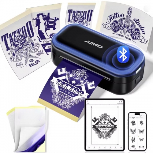 Mini AlMO MR3 Blue-tooth Wireless Tattoo Printer for Small Image Printing