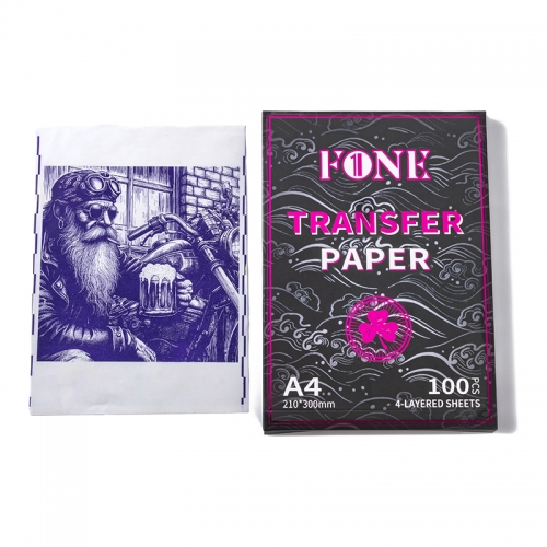 100 Sheets A4 Size Tattoo Transfer Paper for Thermal Copier Template Paper for Tattoo Artist