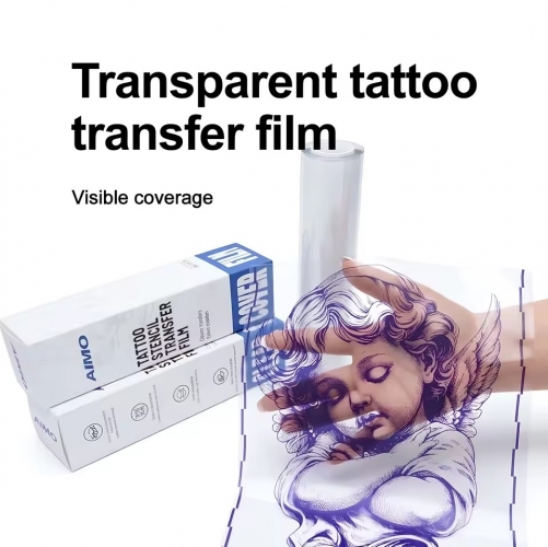 Transparent Tattoo Thermal Transfer Film Roll Tattoo Stencil Transfer Paper For Transfer Machine Hand Drawing Tattoo Accessories
