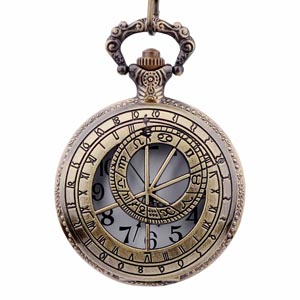 WAH682 Vintage Twelve Constellation Quartz Pocket Watch