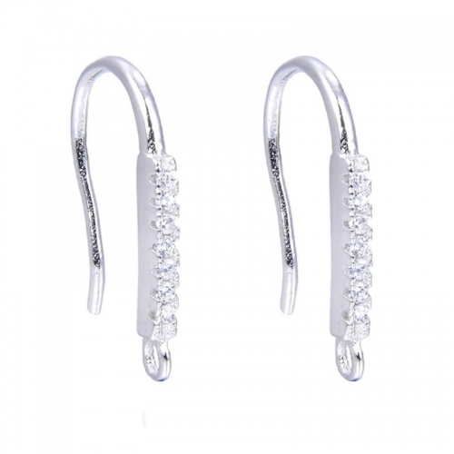 SSE315 Fashion Earring Designs for Ladies 925 Silver Finding Hooks for Jewelry Making