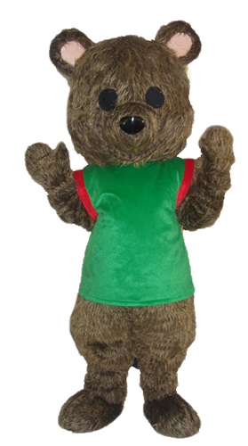 Adult Size Fancy Bear Mascot Costume For Party Outfits Custom Animal Mascots for Advertising Team Mascot Character Design Deguisement Mascotte Quality