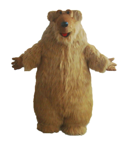 Giant Brown Bear Costume Adult Size Full Mascot Suit-Animal Mascots for Marketing and Advertising