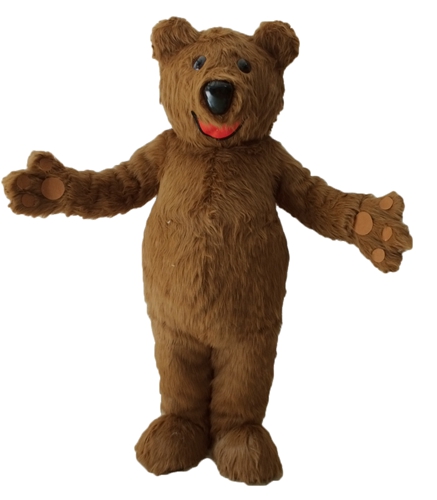 Adult Size  Bear Mascot Costume For Party Outfits Custom Animal Mascots for Advertising Team Mascot Character Design Deguisement Mascotte