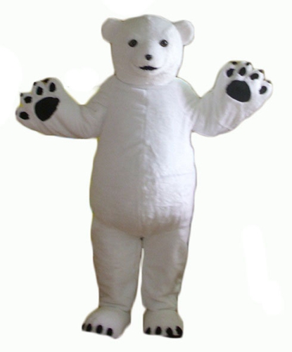 Polar  Bear Mascot Costume For Party Outfits Custom Animal Mascots for Advertising Team Mascot Character Design Deguisement Mascotte Quality Mascot