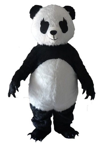 Adult Size Fancy Panda Mascot Costume For Party Deguisement Mascotte Custom Mascots Arismascots Professional Team Mascot Maker Company