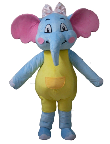 Fancy Elephant mascot outfit Party Costume Cartoon Mascot Costumes for Kids Birthday Party Custom Mascots at Arismascots Character Design Company