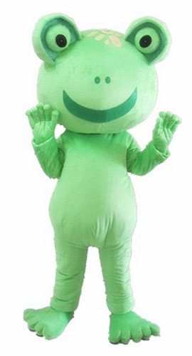 Fancy Frog Mascot Costume Custom Team Mascots Sports Mascot Costume Desuisement Mascotte Character Design Company ArisMascots