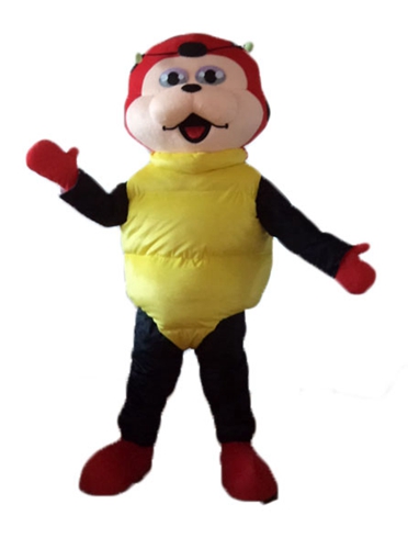 Adult Fancy Ladybug Mascot Costume Custom Animal Mascots for Advertising Mascots Sport  Deguisement Mascotte Quality Mascot Maker Arismascots