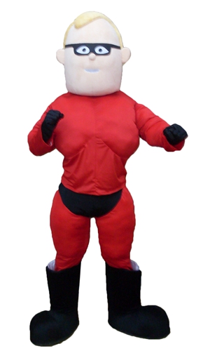 The Incredibles Superhero Mascot Costume For Party  Cartoon Mascot Costumes for Kids Birthday Party Custom Mascots at Arismascots Character Design