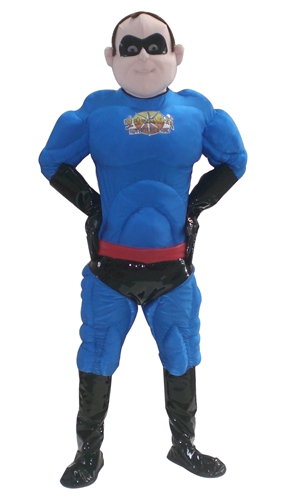 Superhero Mascot Costume For Party  Carnival Outfits Cartoon Mascot Costumes for Kids Birthday Party Custom Mascots at Arismascots Character Design