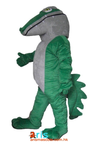 Adult Fancy Crocodile Mascot Costume Ocean Animal Mascot Outfits Custom Animal Mascots for Advertising Team Mascot Character Design Deguisement Mascot