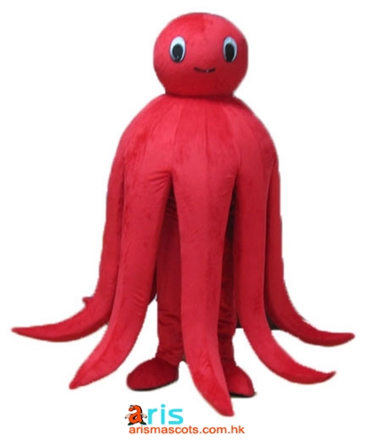 Adult Fancy Octopus Mascot Costume Ocean Animal Mascot Deguisement Mascotte Custom Mascots Arismascots Professional Team Mascot Maker Company