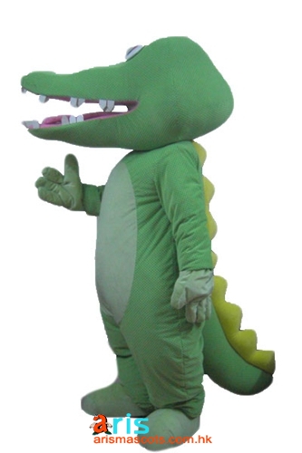 Adult  Crocodile Mascot Costume Ocean Animal Mascot Cartoon Mascot Costumes for Kids Birthday Party Custom Mascots at Arismascots Character Design