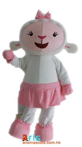 Funny Adult Size Cartoon Character Lambie From Dr Mcstuffins Costume Buy Mascots Online Full Body Fancy Dress Carnival Costumes