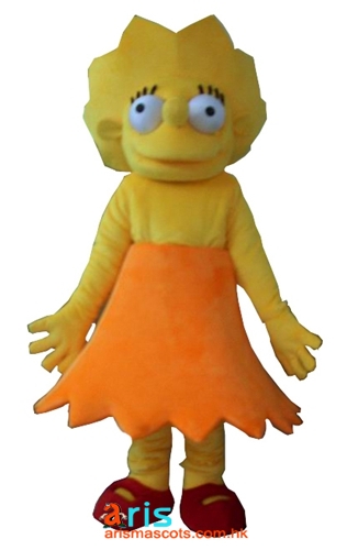 Adult Fancy The Simpsons Mascot Costume Movie Character Cartoon Mascot Costumes for Party Custom Made Mascots