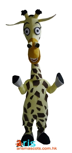 Adult Fancy Madagascar Giraffe Costume Mascot Cartoon Character Mascot Costumes for Party Custom Mascots