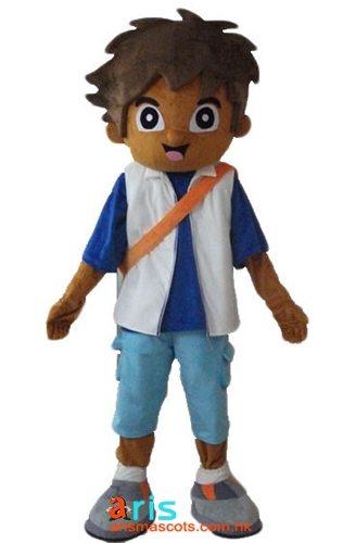 Adult Fancy Diego Mascot Costume Cartoon Character Mascot Costumes for Sale Character Design Company