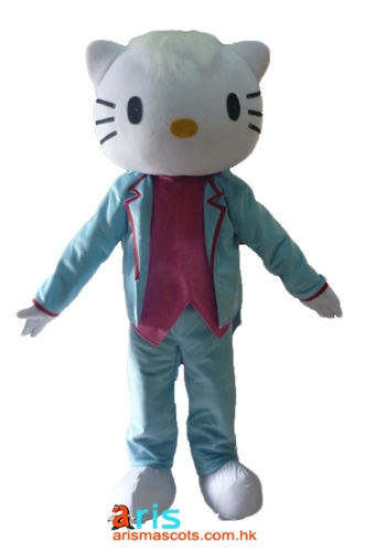 Adult Fancy Hello Kitty Mascot Costume Cartoon Character Mascot Outfits for Sale Mascot Design Company