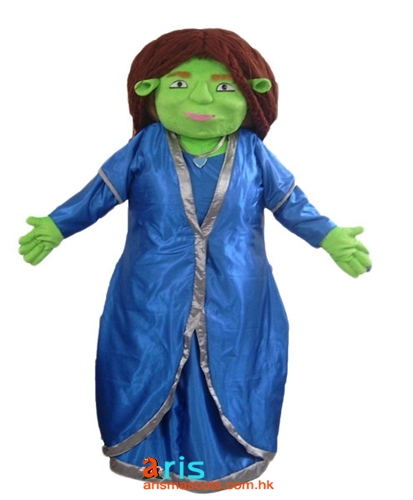 Adult Fancy Fiona Mascot Costume Cartoon Character Mascot Costumes For Party Custom Mascots Company Arismascots