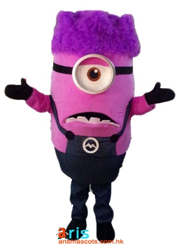 Adult Fancy Evil Minion Mascot Costume Cartoon Character Mascot Outfits for Sale Custom Mascots at ArisMascots