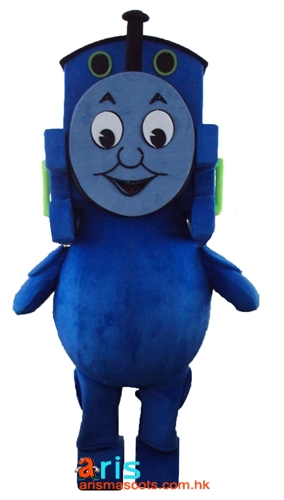 Adult Fancy  Thomas the Train Mascot Costume Cartoon Character Mascot Costumes for Birthday Party Quality Mascot Design Company