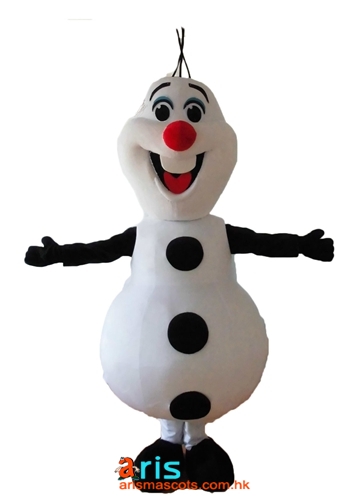 Adult Fancy Snowman Mascot Costume Character Mascot Suit for Birthday Party Mascots Design at Arismascots