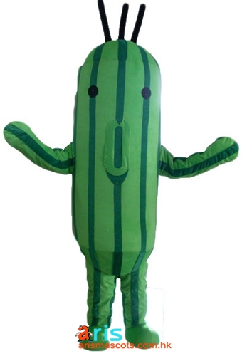 Adult Fancy Cucumber Mascot suit For Party  Carnival Outfit Deguisement Mascotte Custom Mascots Arismascots Professional Team Mascot Maker Company